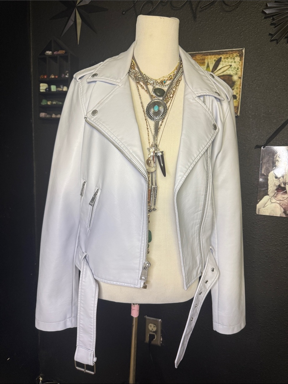 Levi Strauss & Co. Moto Jacket - Light Periwinkle